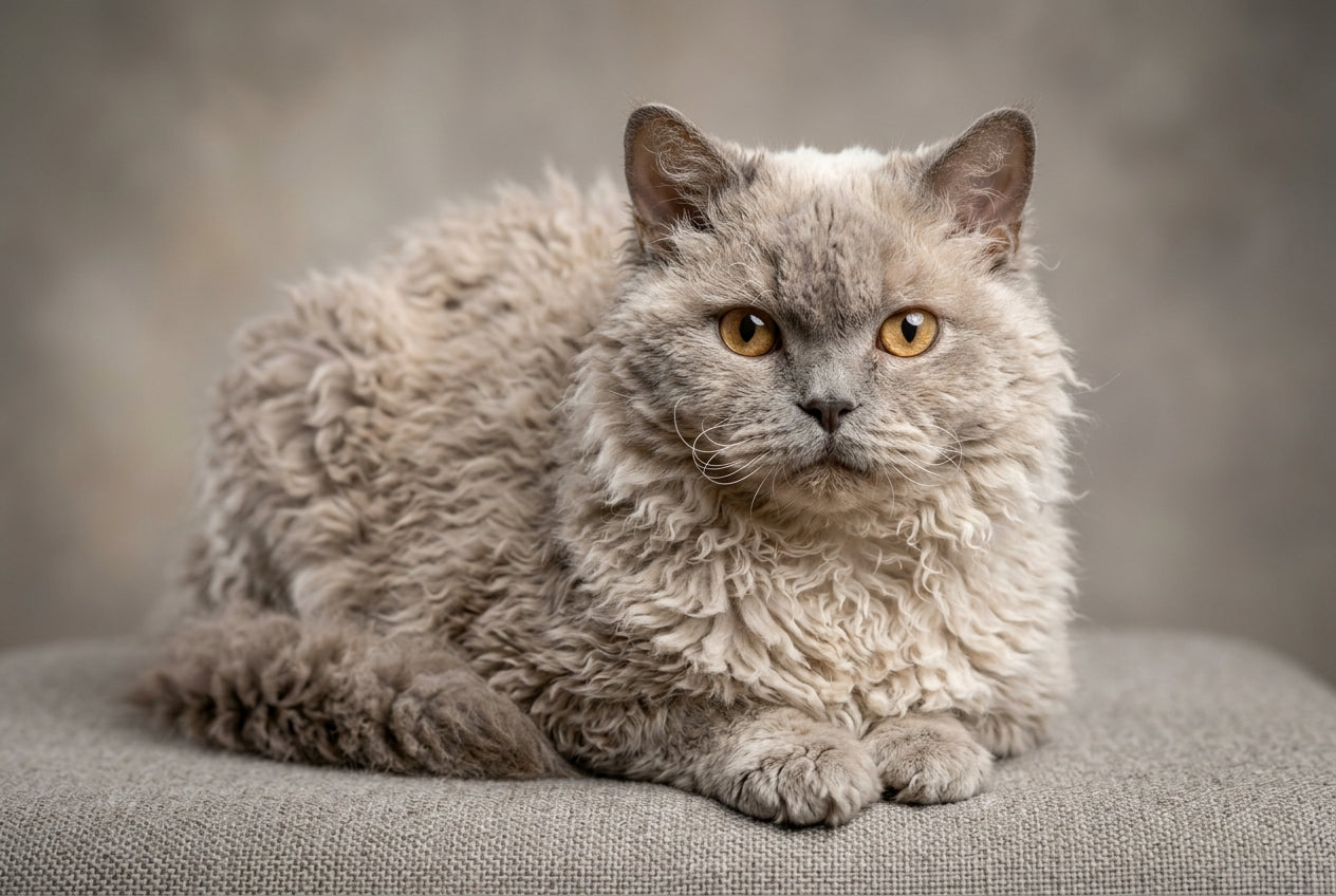 Selkirk rex : le chat frisé au caractère doux et à la personnalité captivante