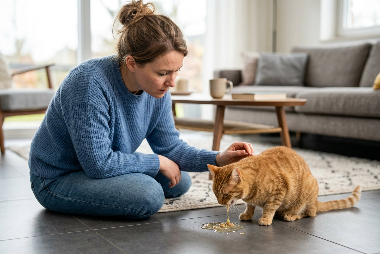 Pourquoi mon chat vomit : comprendre les causes et agir