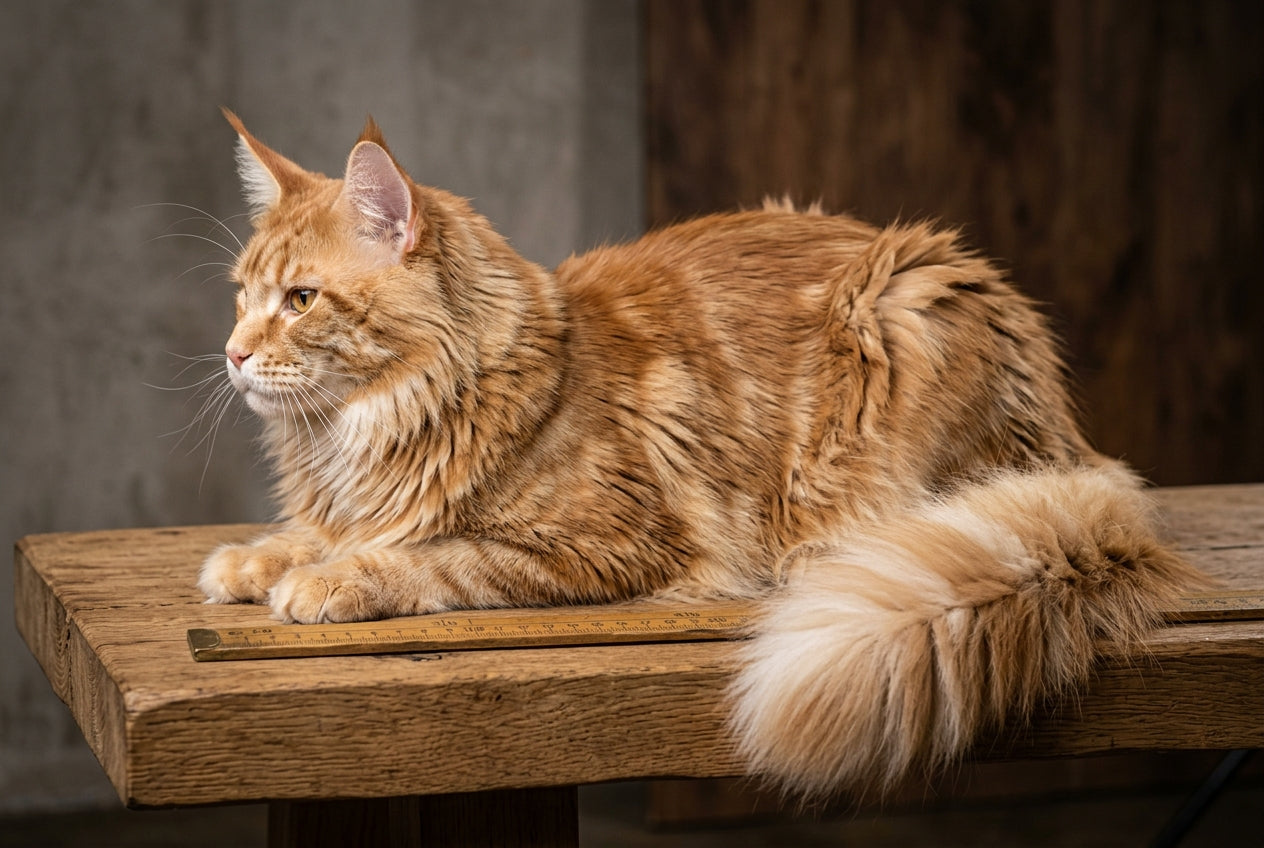 Taille maine coon : tout comprendre sur ce chat géant au format XXL