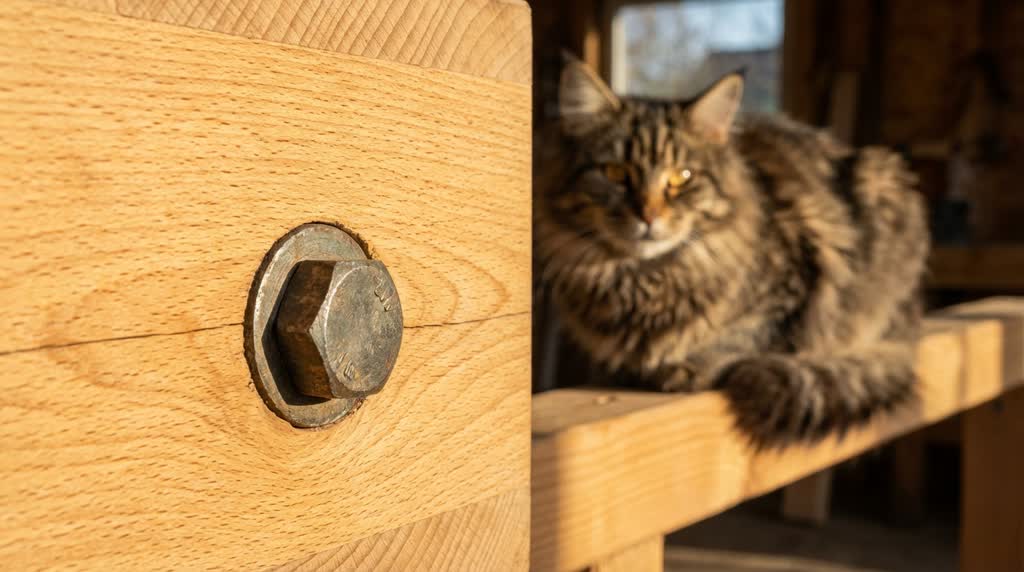 Pourquoi le Bois Massif est-il préférable pour la structure d&rsquo;un arbre à chat Maine Coon ?