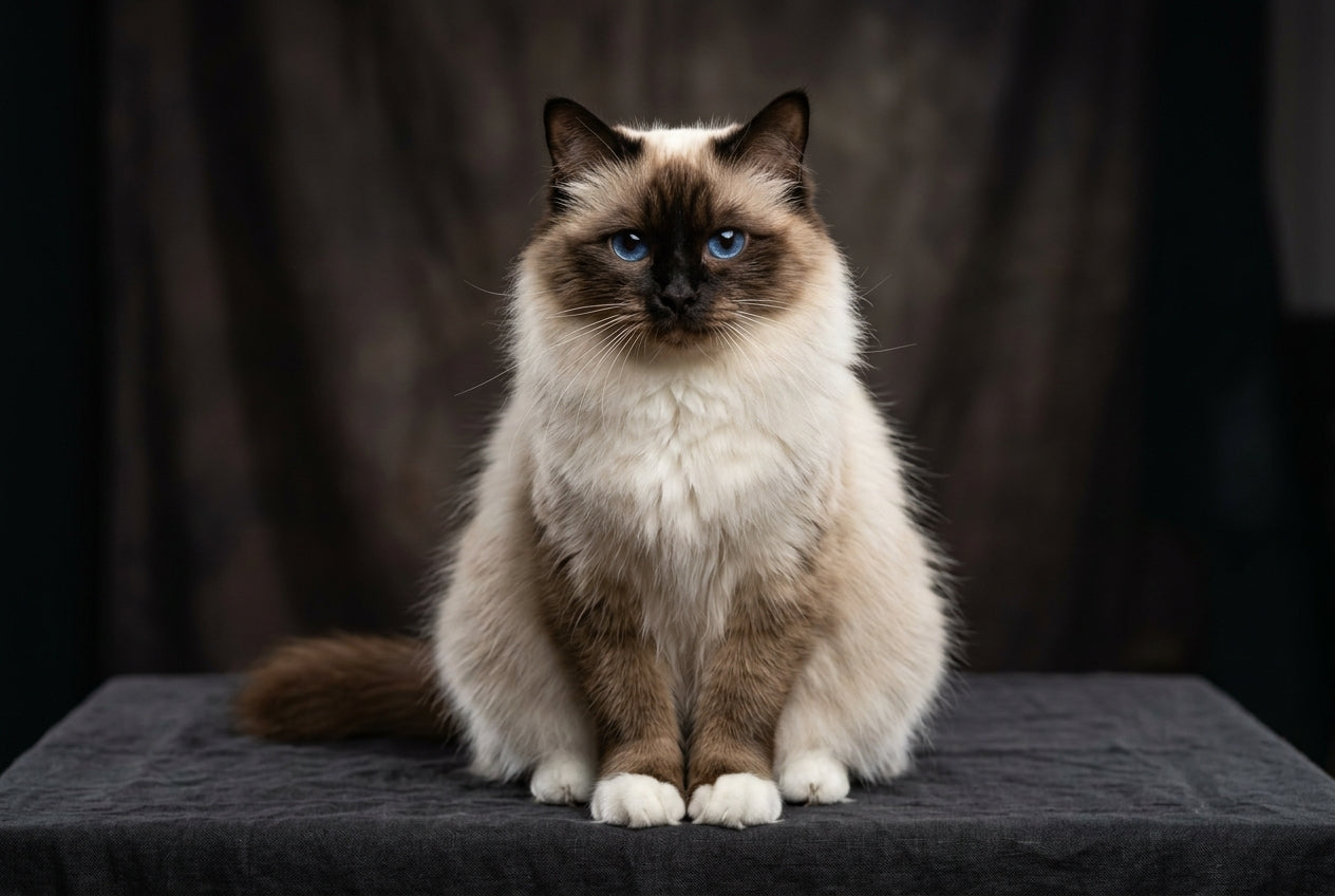 Chat sacré de Birmanie : mystère et élégance féline