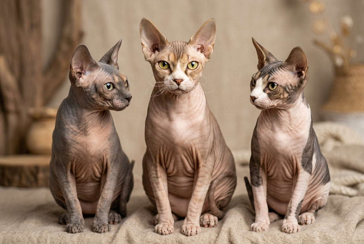 Chats sans poil : guide complet sur ces races fascinantes et leurs spécificités