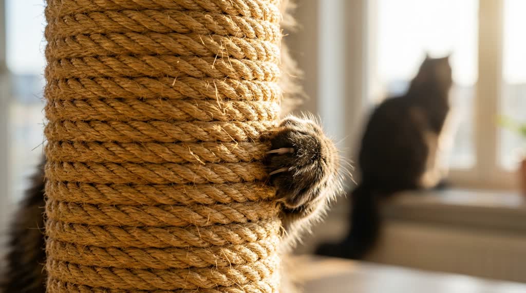 Quels poteaux en sisal choisir pour un arbre à chat pour Maine Coon ?